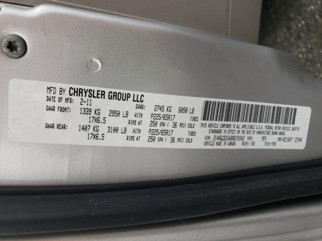 Photo 9 VIN: 2V4RW3DG4BR670342 - VOLKSWAGEN ROUTAN SE 