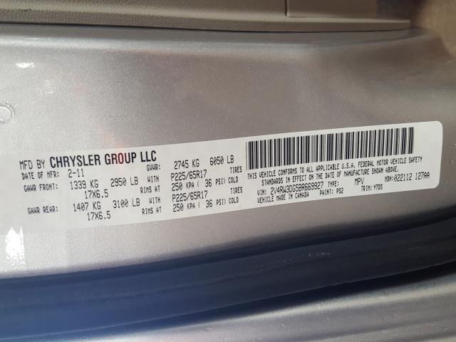 Photo 9 VIN: 2V4RW3DG5BR669927 - VOLKSWAGEN ROUTAN SE 