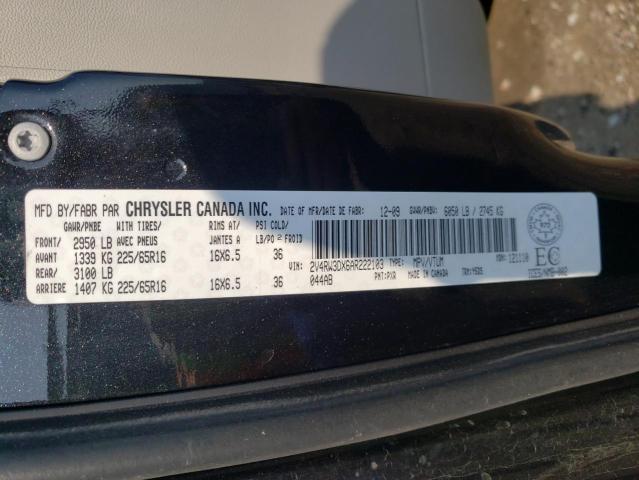 Photo 12 VIN: 2V4RW3DX6AR222103 - VOLKSWAGEN ROUTAN SE 