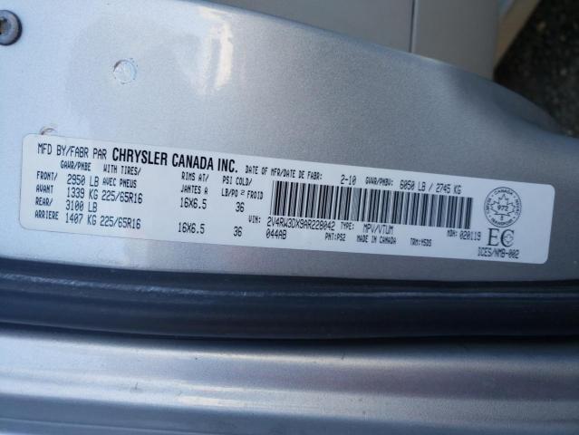 Photo 9 VIN: 2V4RW3DX9AR228042 - VOLKSWAGEN ROUTAN SE 