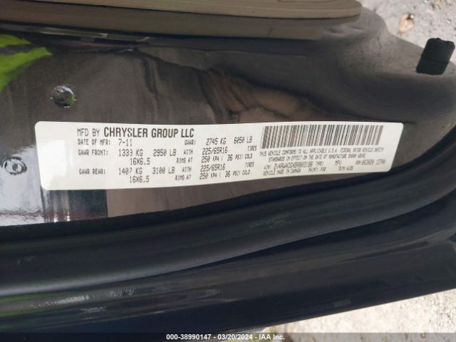 Photo 8 VIN: 2V4RW4DGXBR803188 - VOLKSWAGEN ROUTAN 