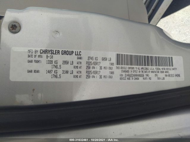 Photo 8 VIN: 2V4RW5DX0AR406660 - VOLKSWAGEN ROUTAN 