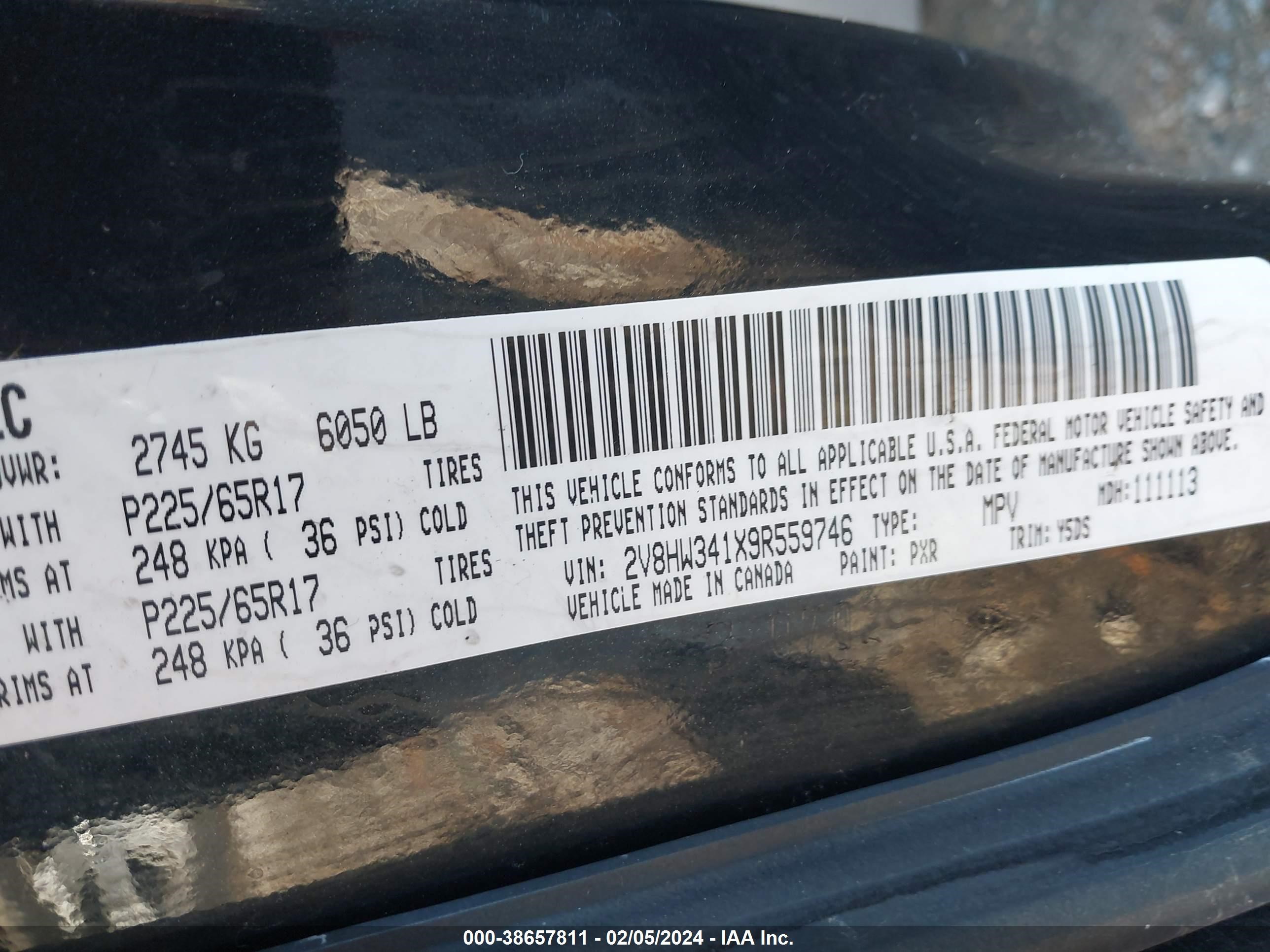 Photo 8 VIN: 2V8HW341X9R559746 - VOLKSWAGEN ROUTAN 