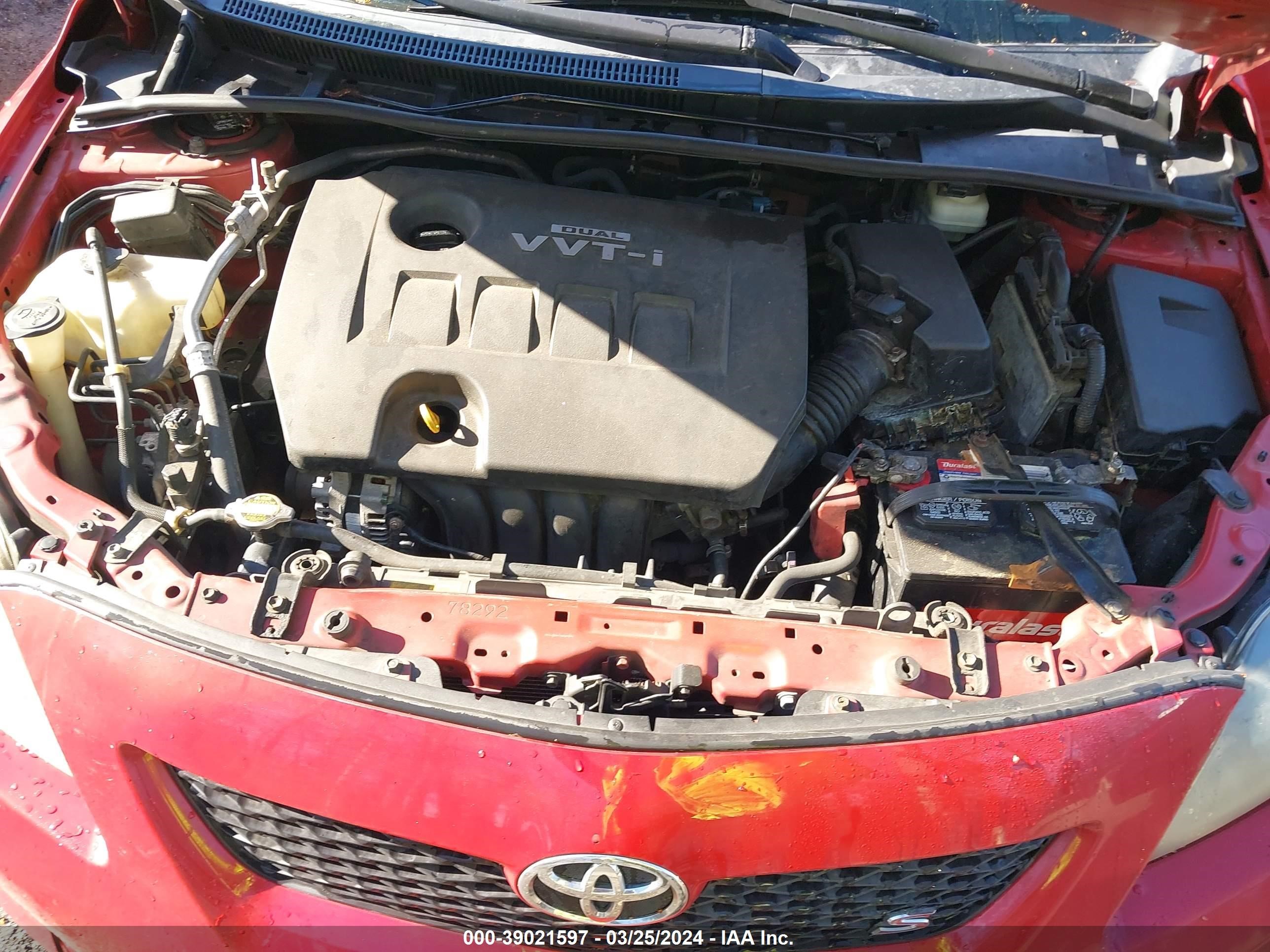 Photo 9 VIN: 2W1BU40E59C041498 - TOYOTA COROLLA 