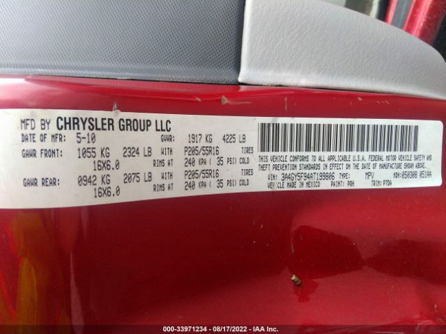 Photo 8 VIN: 3A4GY5F94AT199806 - CHRYSLER PT CRUISER CLASSIC 