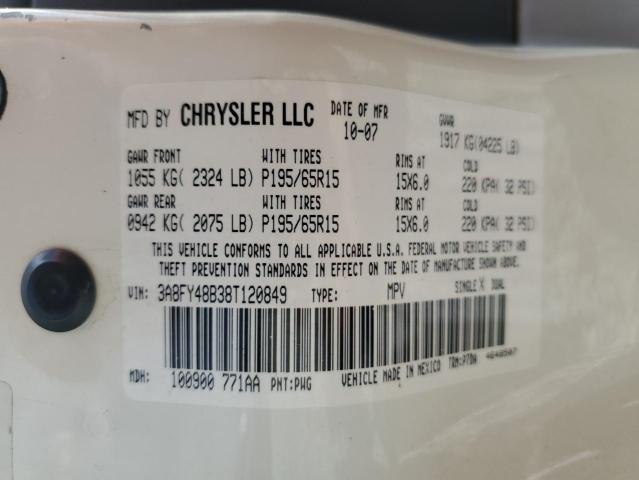 Photo 11 VIN: 3A8FY48B38T120849 - CHRYSLER PT CRUISER 