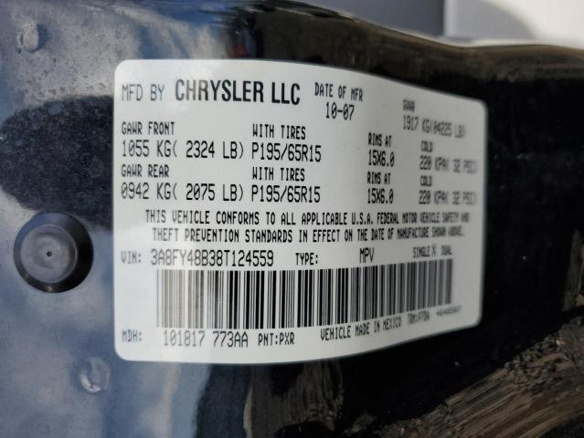 Photo 11 VIN: 3A8FY48B38T124559 - CHRYSLER PT CRUISER 