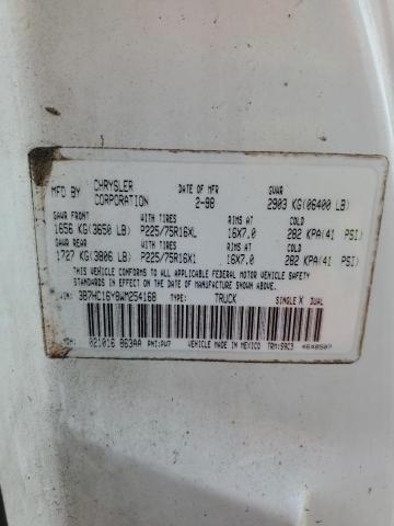 Photo 11 VIN: 3B7HC16Y8WM254168 - DODGE RAM 1500 