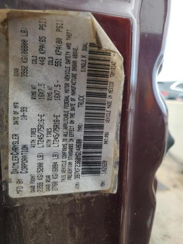 Photo 12 VIN: 3B7KF2368YG140680 - DODGE RAM 2500 