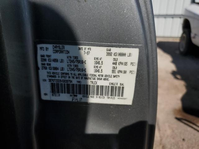 Photo 11 VIN: 3B7KF23D9VG839794 - DODGE RAM 2500 