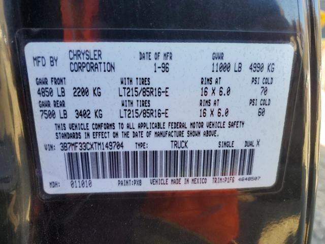 Photo 11 VIN: 3B7MF33CXTM149704 - DODGE ALL MODELS 