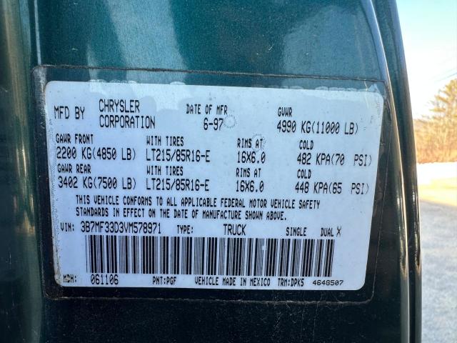 Photo 9 VIN: 3B7MF33D3VM578971 - DODGE RAM 3500 