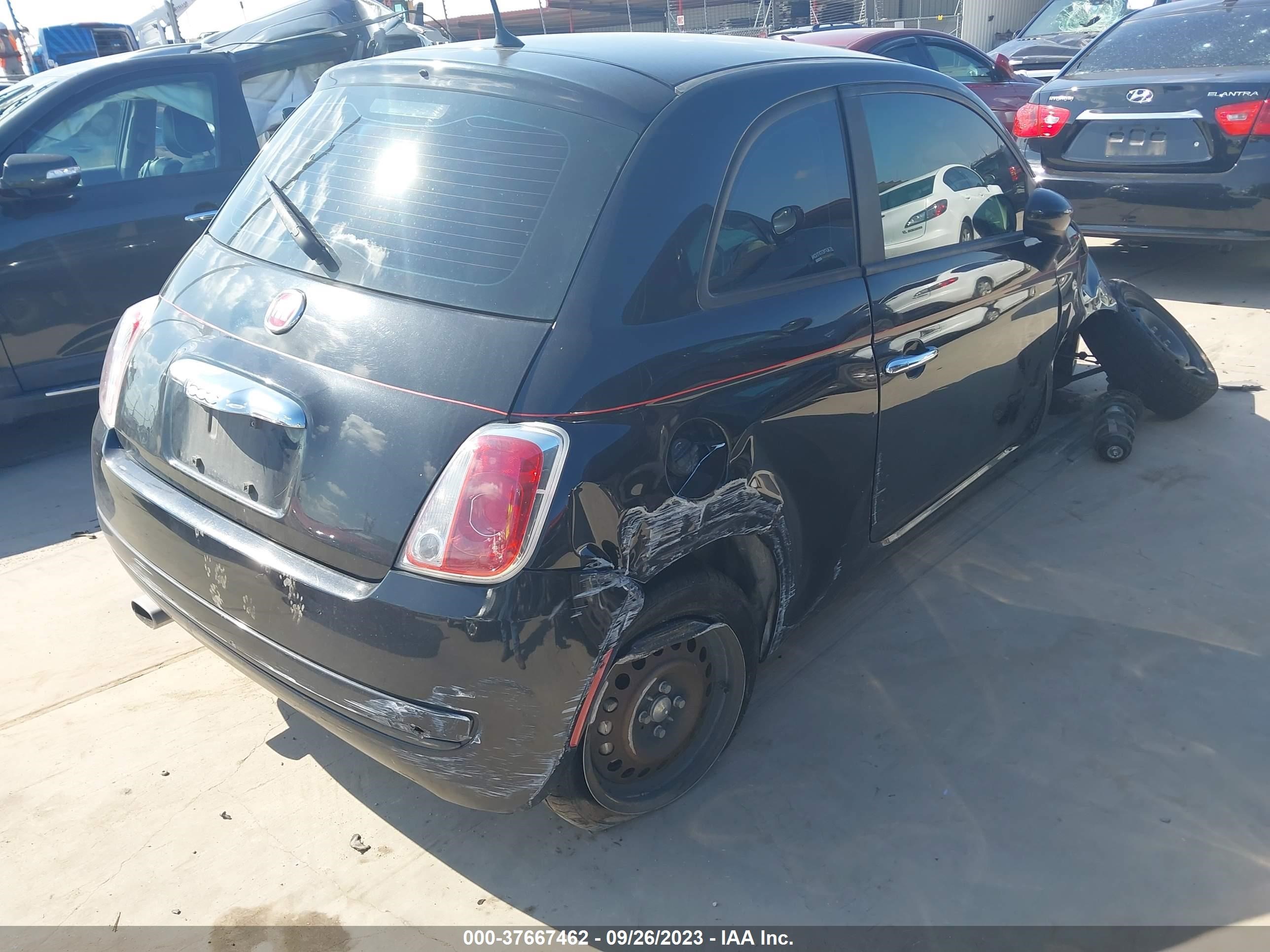 Photo 3 VIN: 3C3CFFAR0DT513788 - FIAT 500 