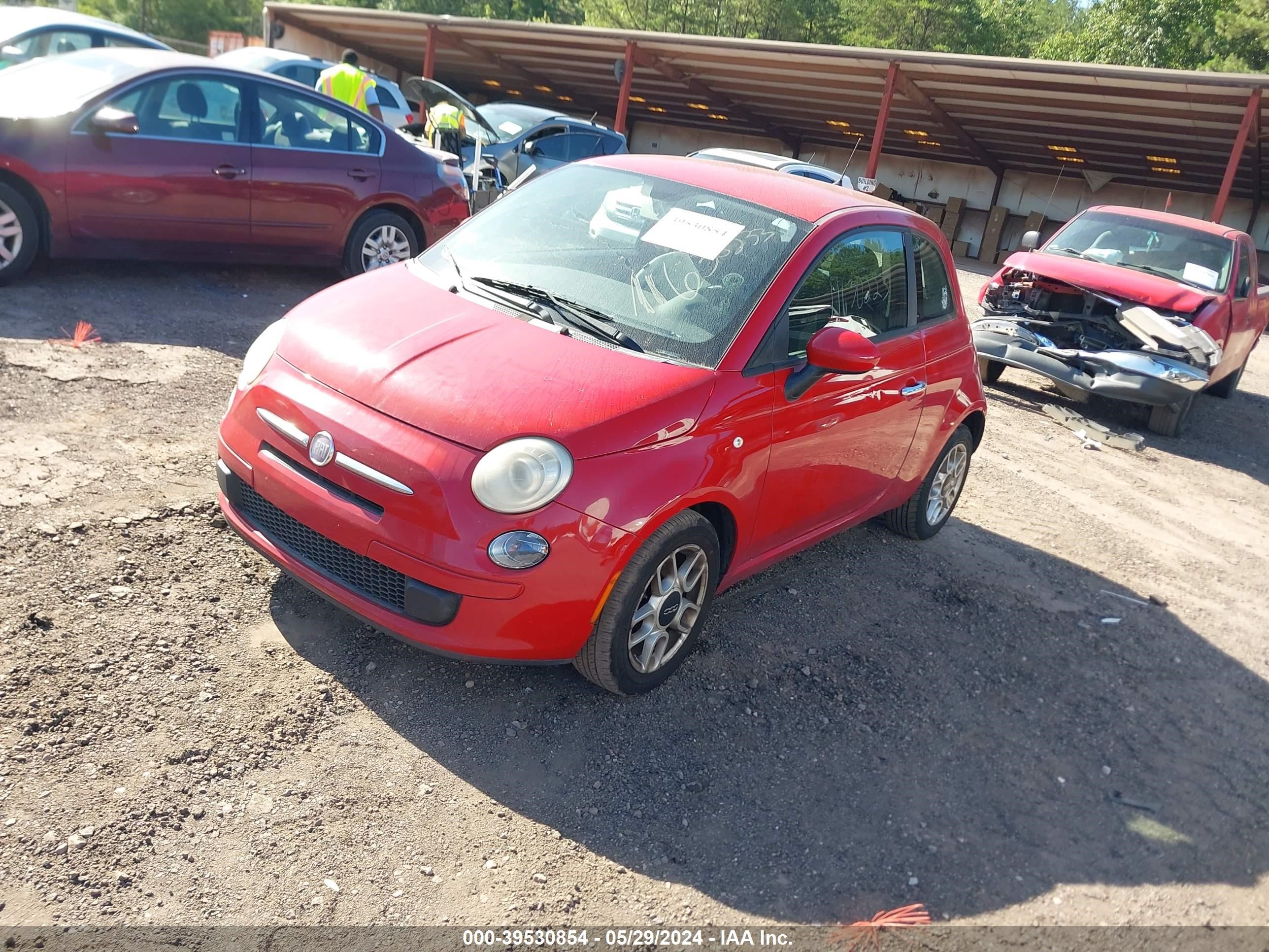 Photo 1 VIN: 3C3CFFAR2CT125265 - FIAT 500 