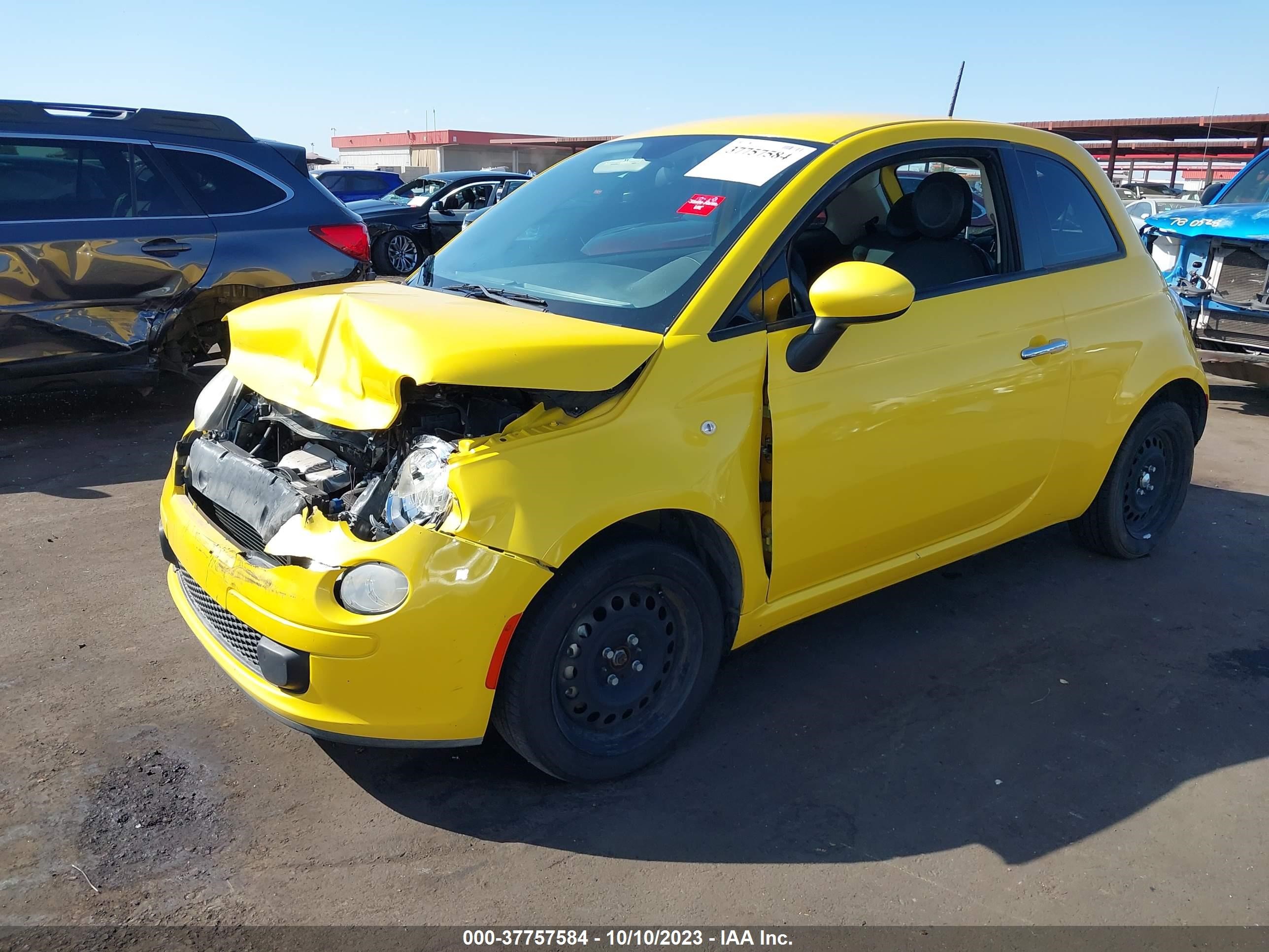 Photo 1 VIN: 3C3CFFAR2FT570531 - FIAT 500 