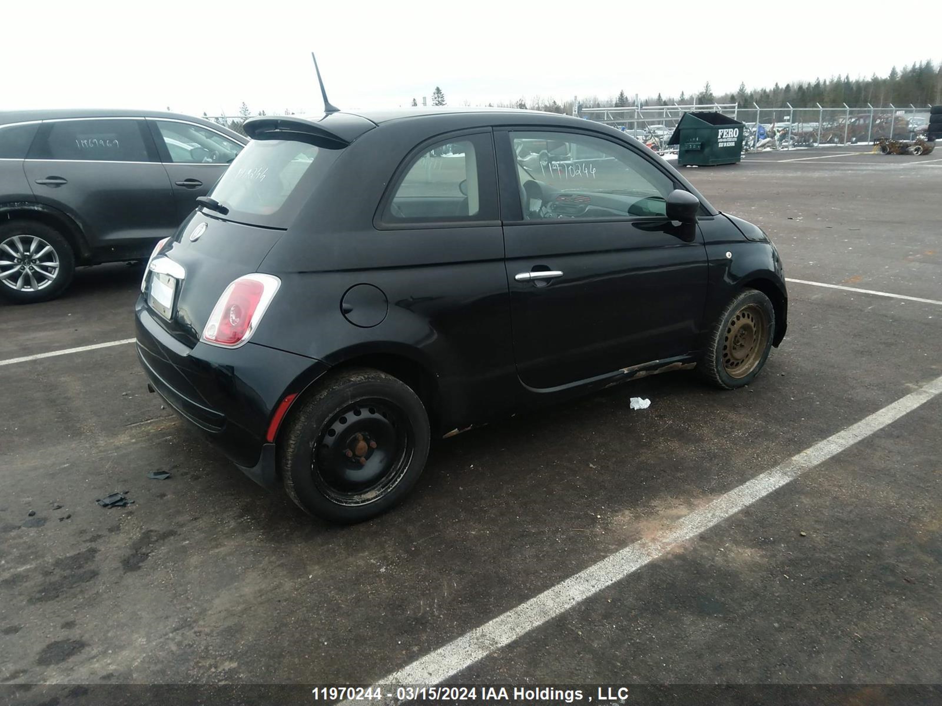 Photo 3 VIN: 3C3CFFAR3CT111018 - FIAT 500 