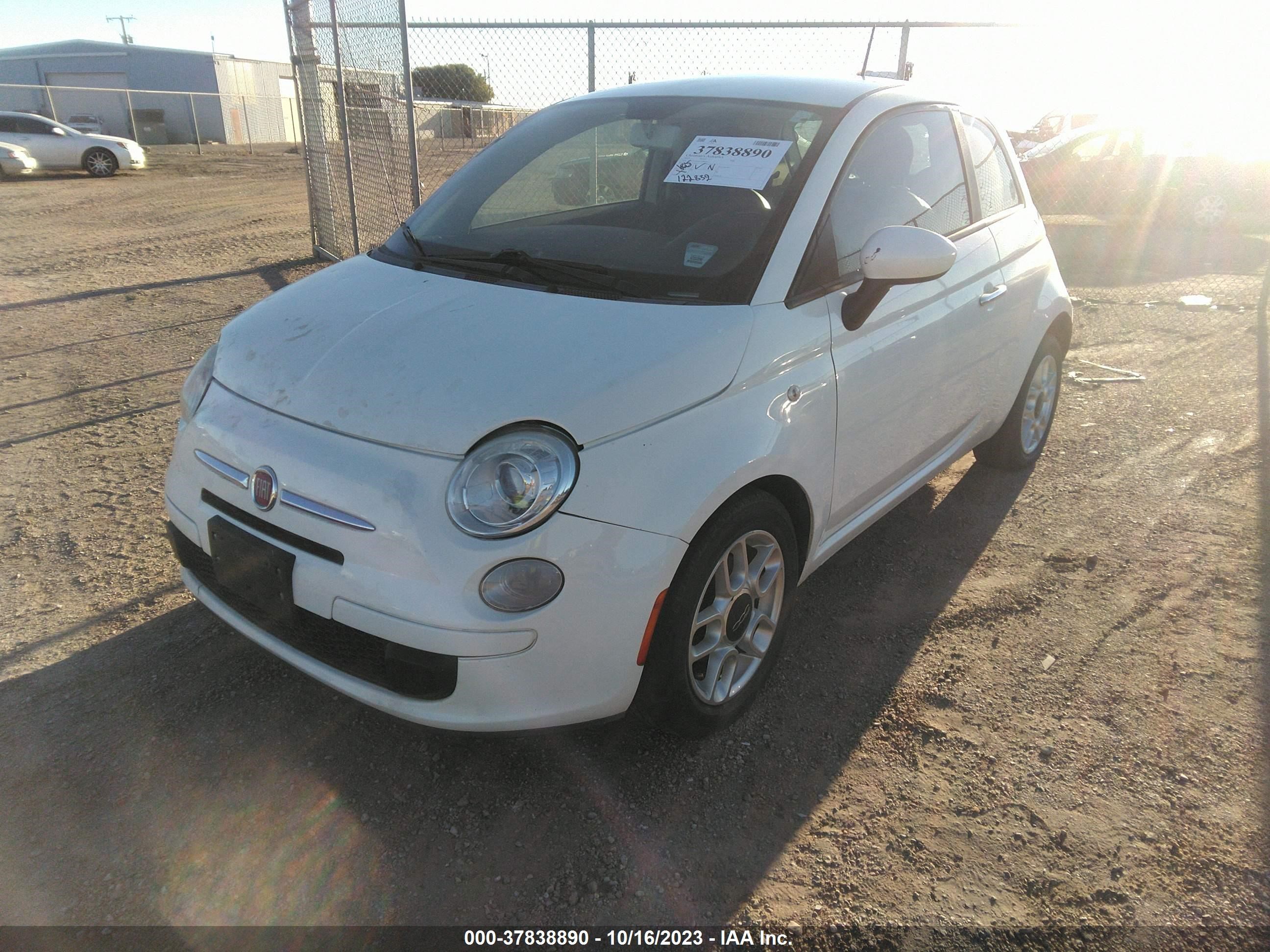 Photo 1 VIN: 3C3CFFAR3CT288801 - FIAT 500 