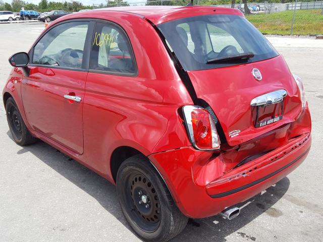 Photo 2 VIN: 3C3CFFAR3DT623296 - FIAT 500 POP 