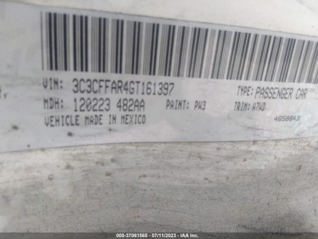 Photo 8 VIN: 3C3CFFAR4GT161397 - FIAT 500 