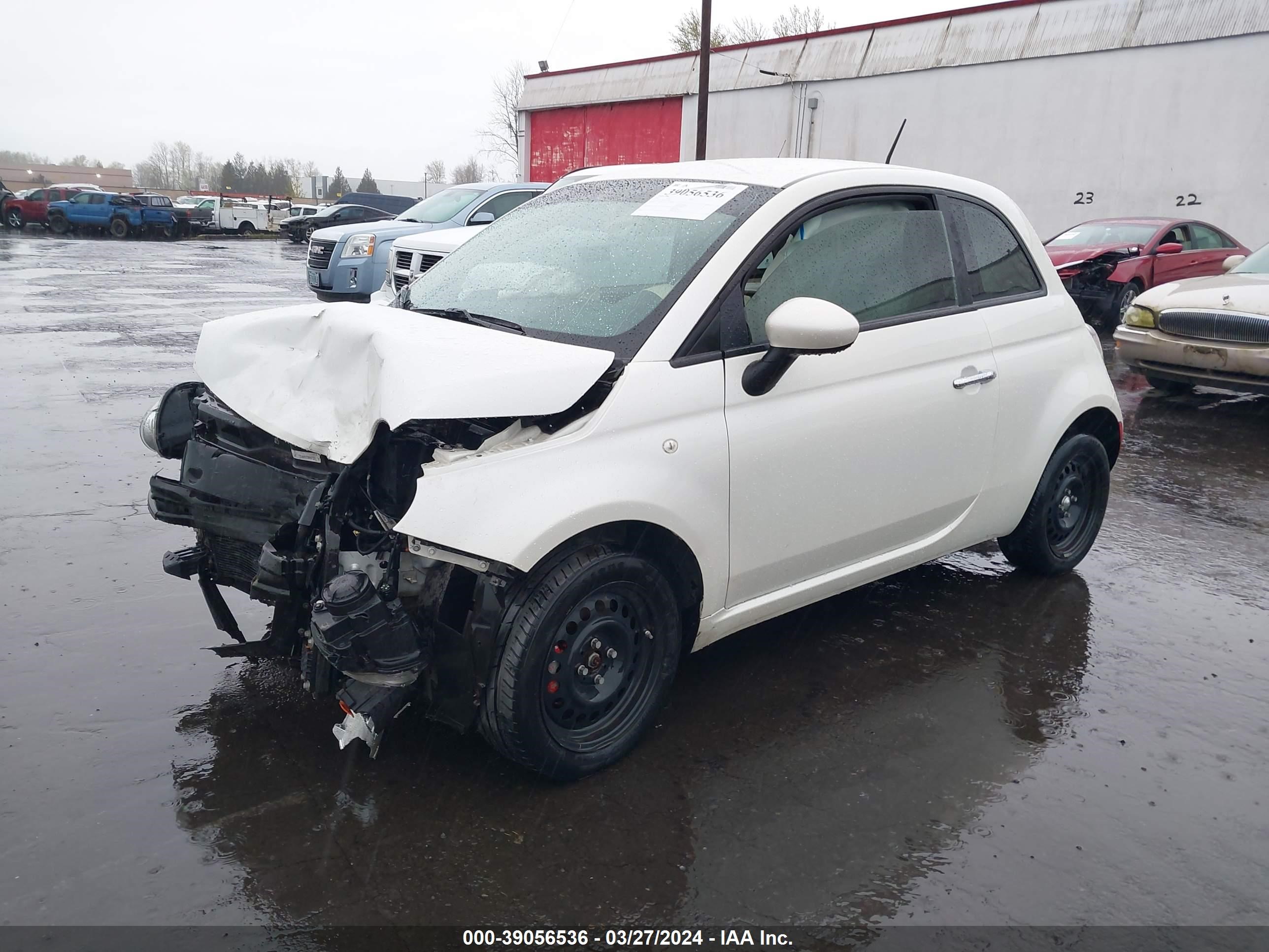 Photo 1 VIN: 3C3CFFAR5CT114079 - FIAT 500 