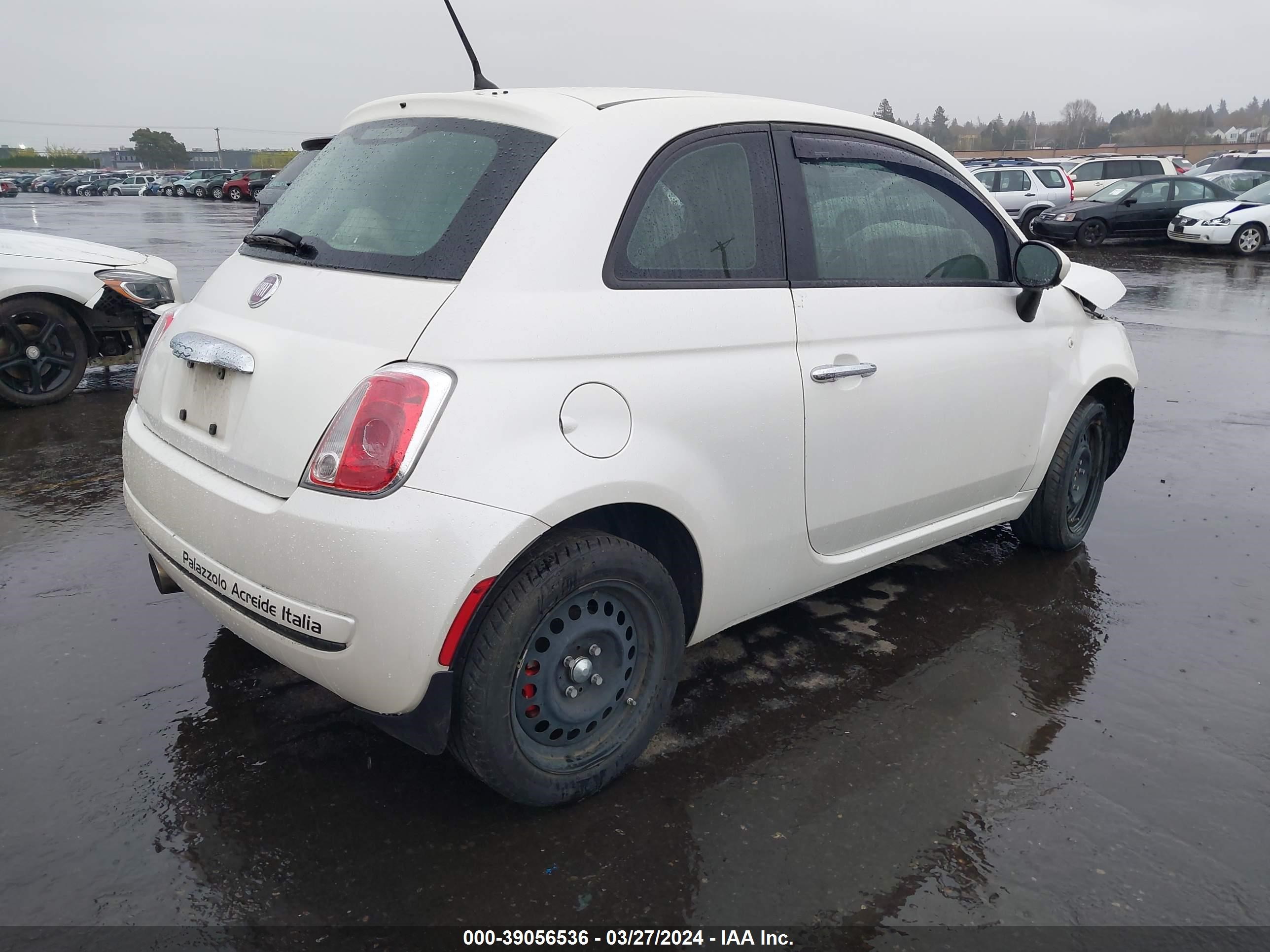 Photo 3 VIN: 3C3CFFAR5CT114079 - FIAT 500 