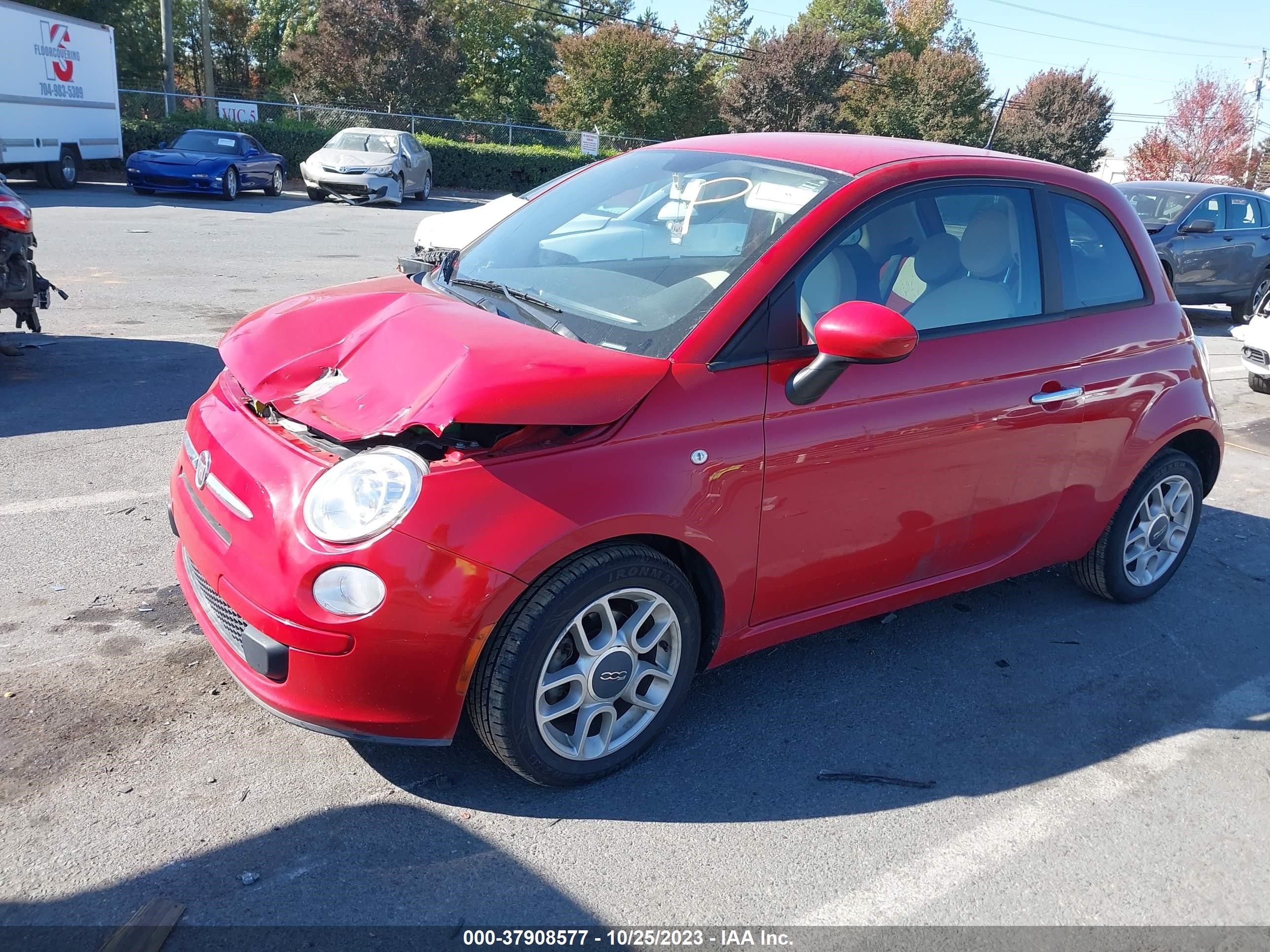 Photo 1 VIN: 3C3CFFAR5CT208706 - FIAT 500 