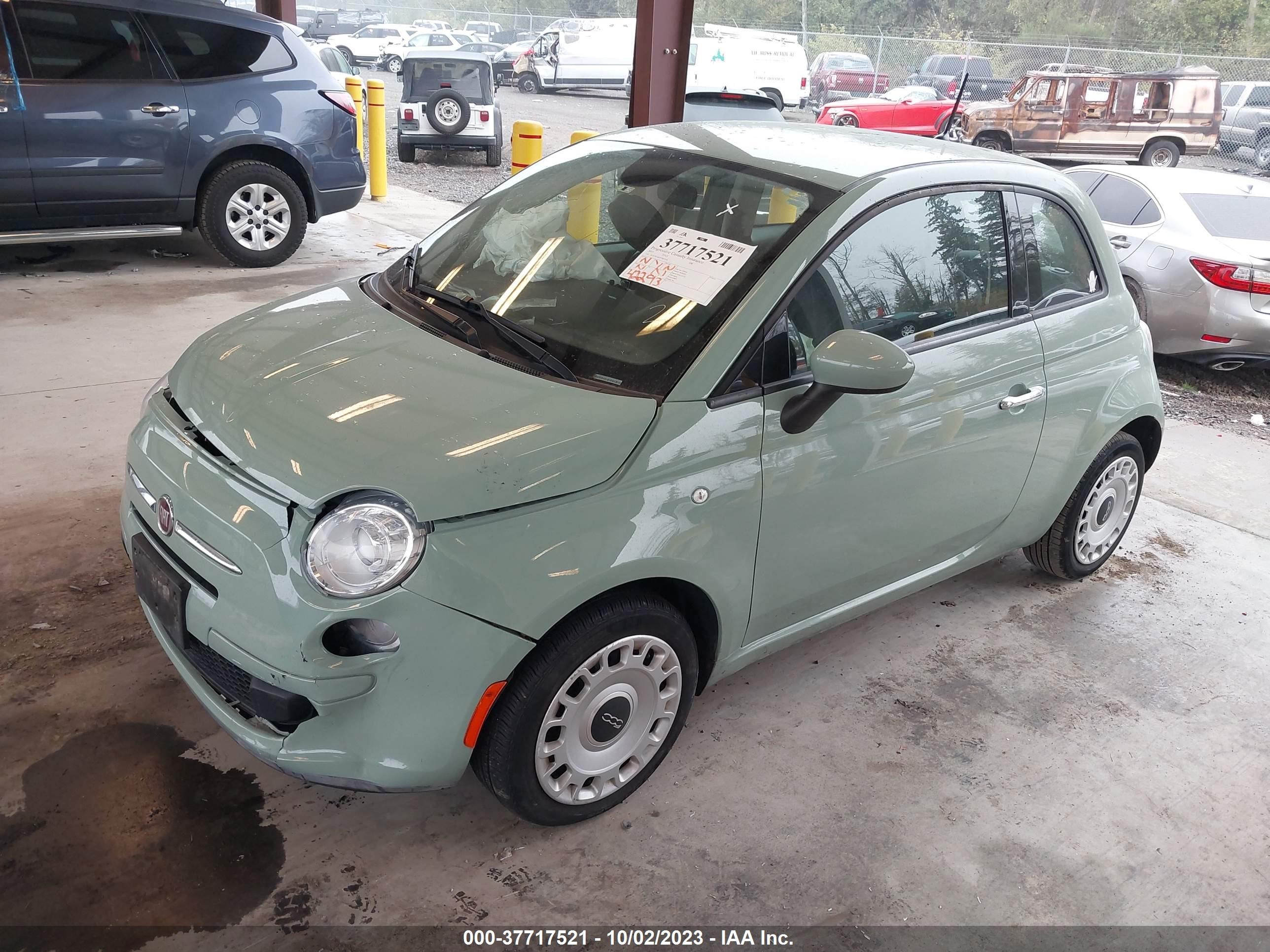 Photo 1 VIN: 3C3CFFAR5FT603554 - FIAT 500 