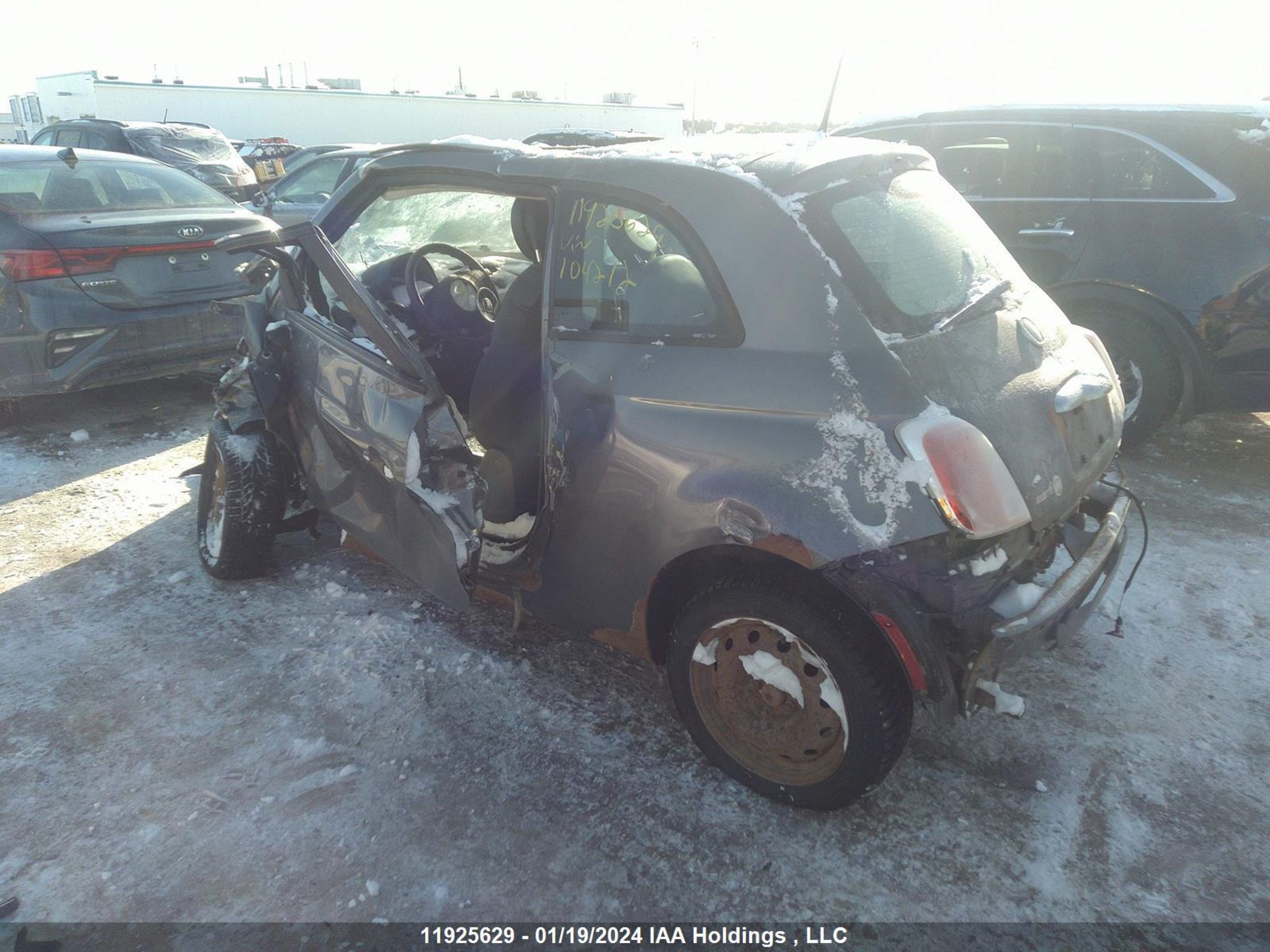 Photo 2 VIN: 3C3CFFAR8CT104212 - FIAT 500 