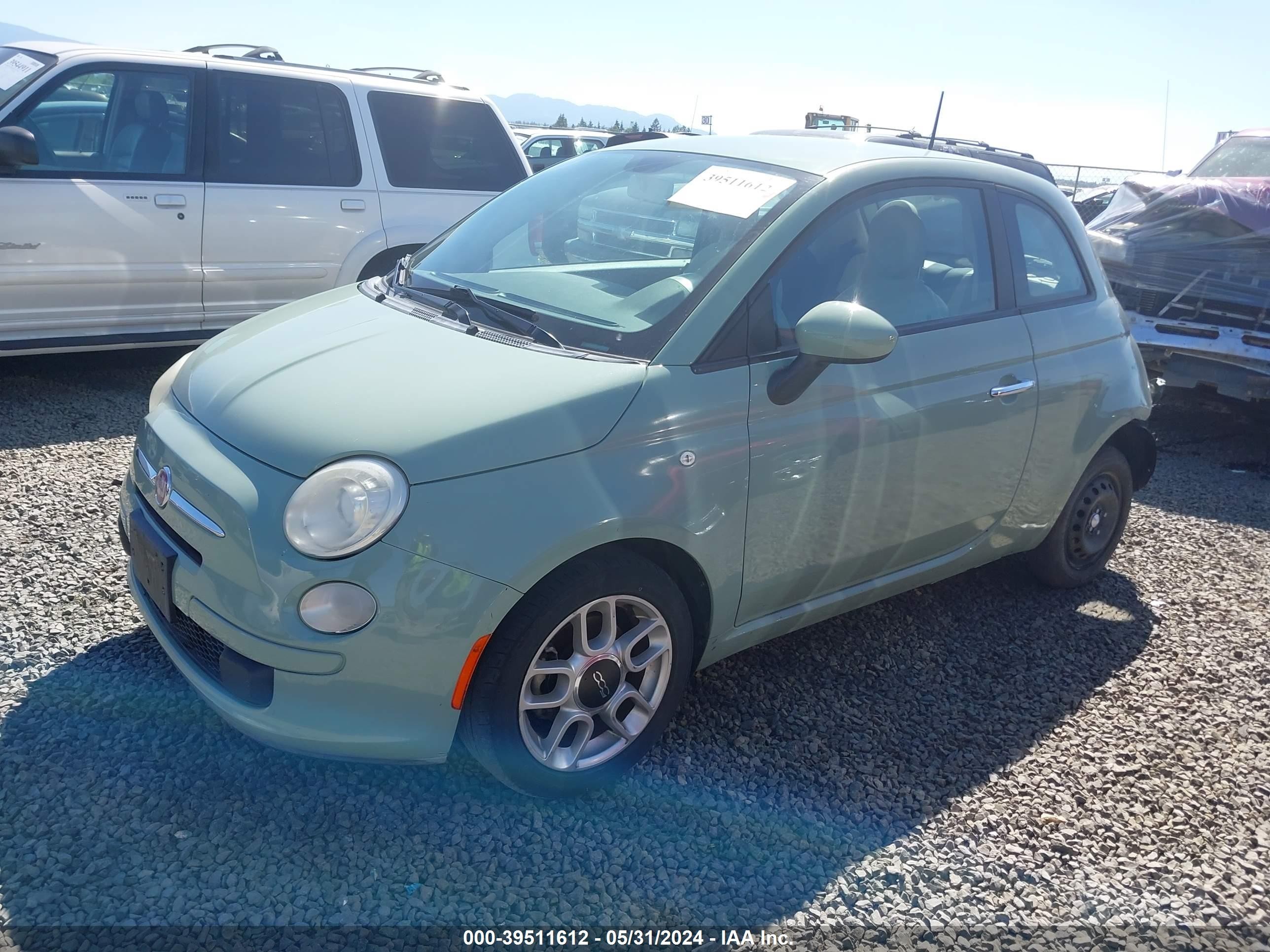 Photo 1 VIN: 3C3CFFARXCT131315 - FIAT 500 