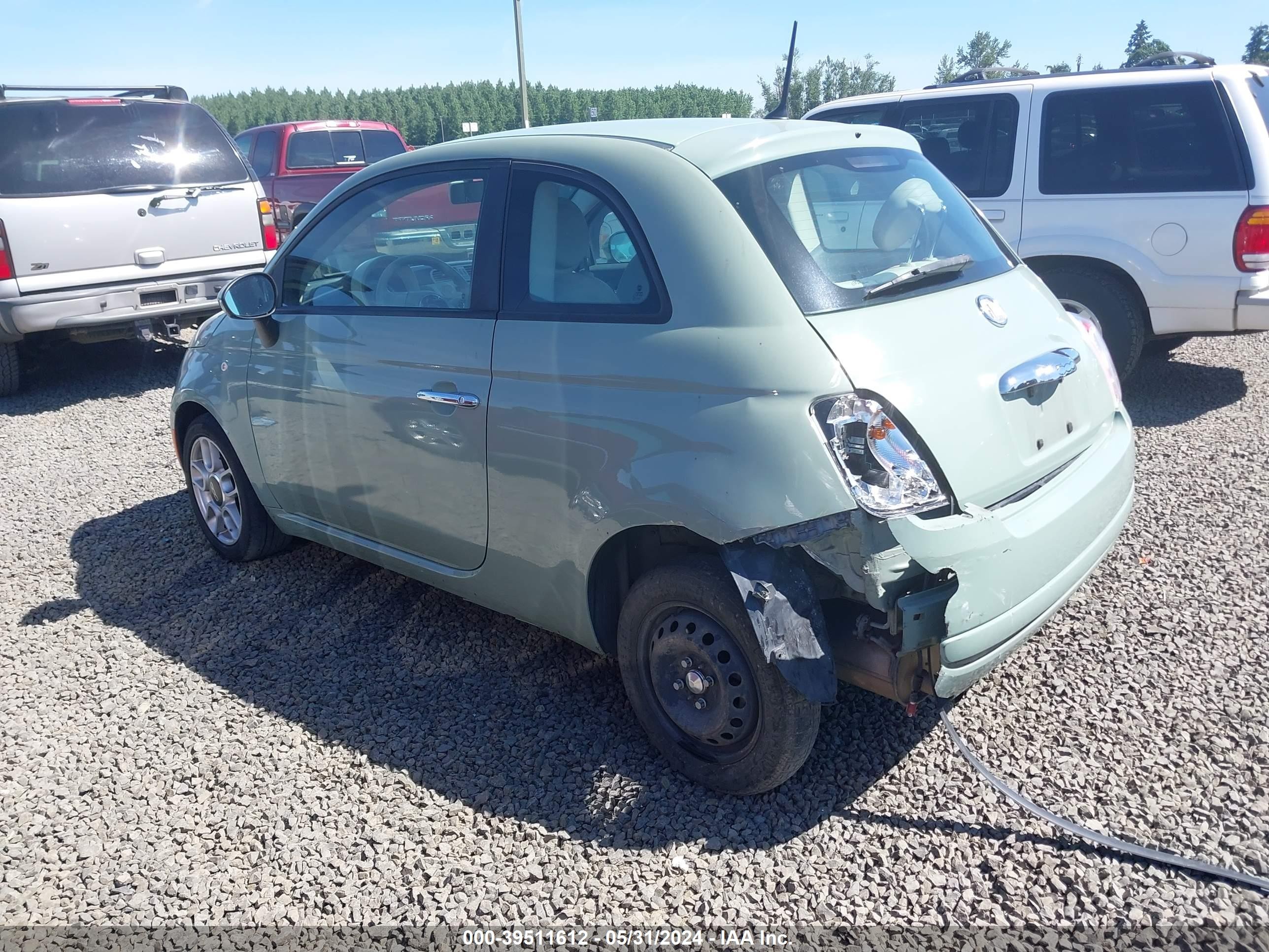 Photo 2 VIN: 3C3CFFARXCT131315 - FIAT 500 