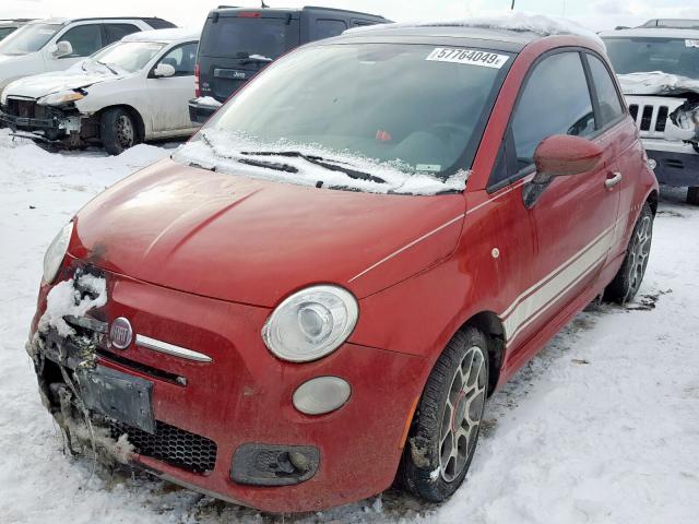 Photo 1 VIN: 3C3CFFBR0CT349195 - FIAT 500 SPORT 