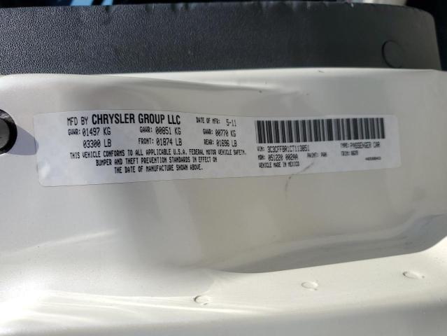 Photo 11 VIN: 3C3CFFBR1CT113851 - FIAT 500 SPORT 