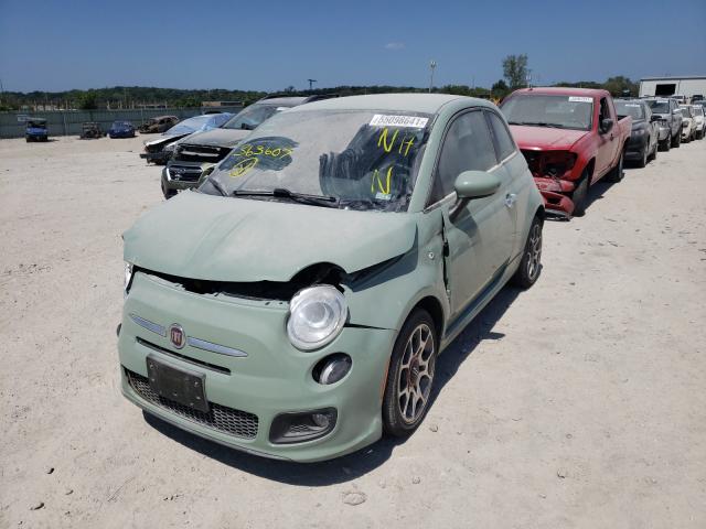 Photo 1 VIN: 3C3CFFBR1CT363607 - FIAT 500 SPORT 