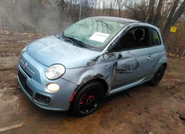 Photo 1 VIN: 3C3CFFBR1DT554624 - FIAT 500 