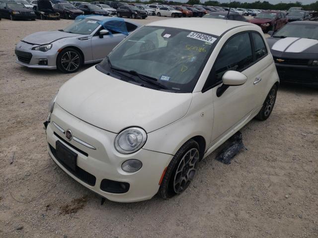 Photo 1 VIN: 3C3CFFBR1DT738588 - FIAT 500 SPORT 