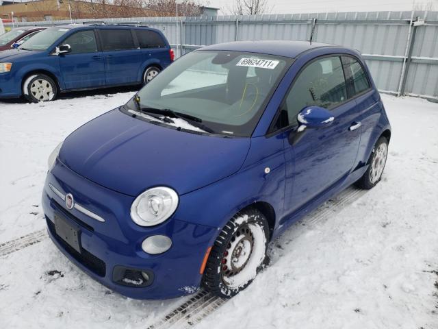 Photo 1 VIN: 3C3CFFBR1ET200099 - FIAT 500 SPORT 