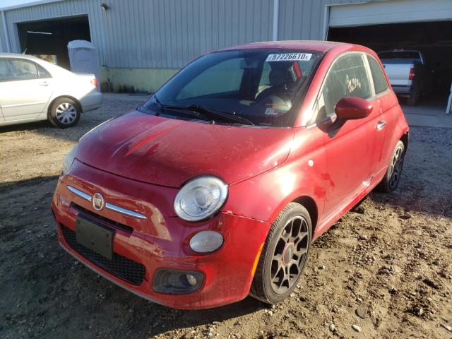 Photo 1 VIN: 3C3CFFBR2CT105032 - FIAT 500 SPORT 