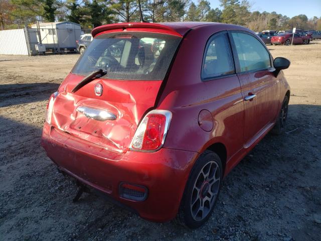 Photo 3 VIN: 3C3CFFBR2CT105032 - FIAT 500 SPORT 