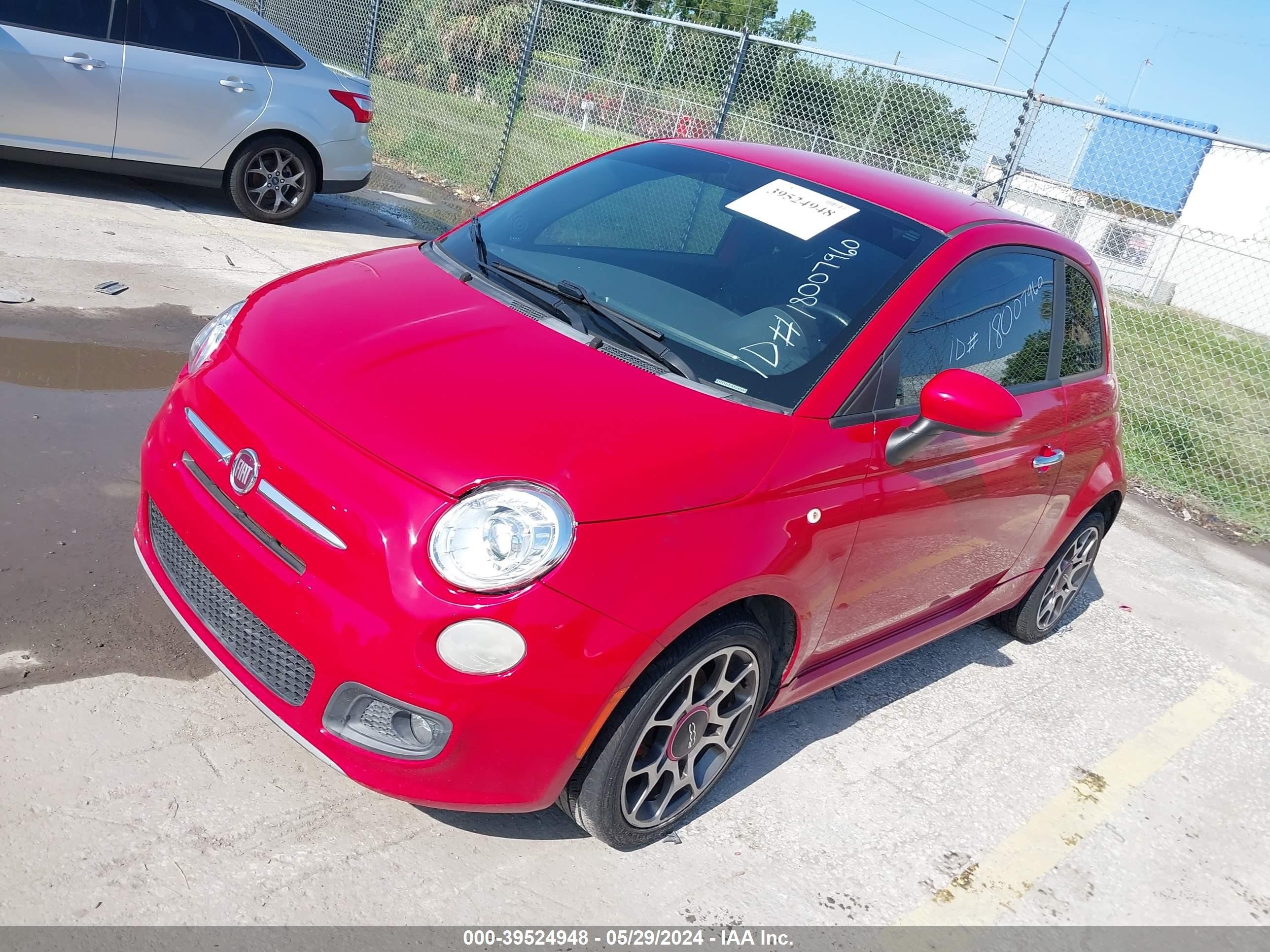 Photo 1 VIN: 3C3CFFBR2CT109002 - FIAT 500 