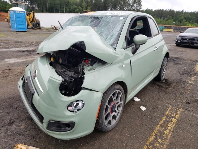 Photo 1 VIN: 3C3CFFBR2FT601839 - FIAT 500 SPORT 