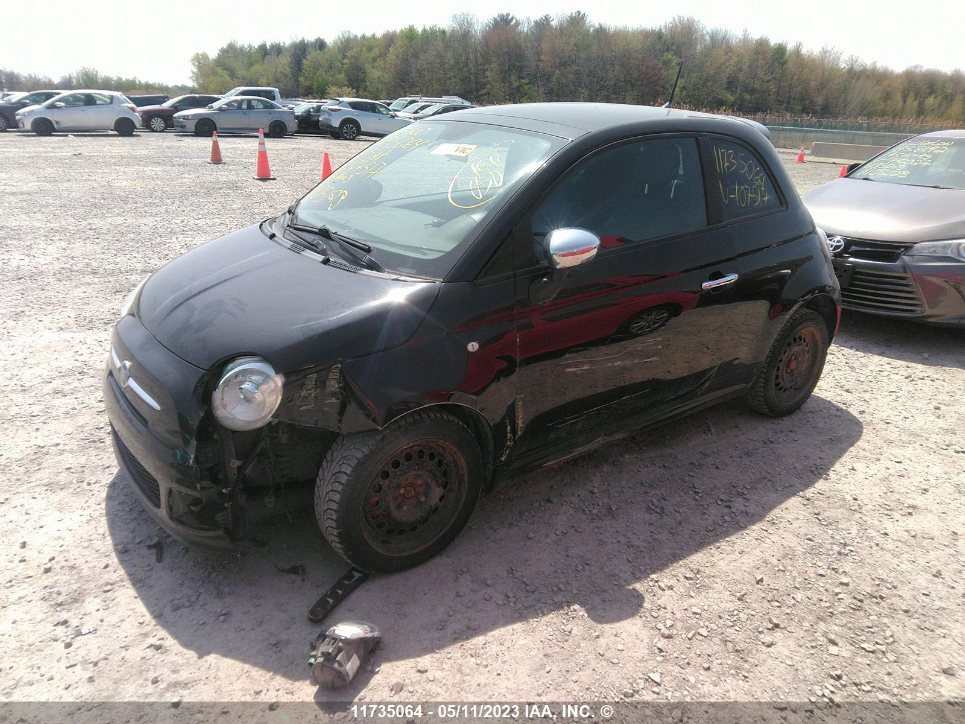 Photo 1 VIN: 3C3CFFBR3CT107517 - FIAT 500 