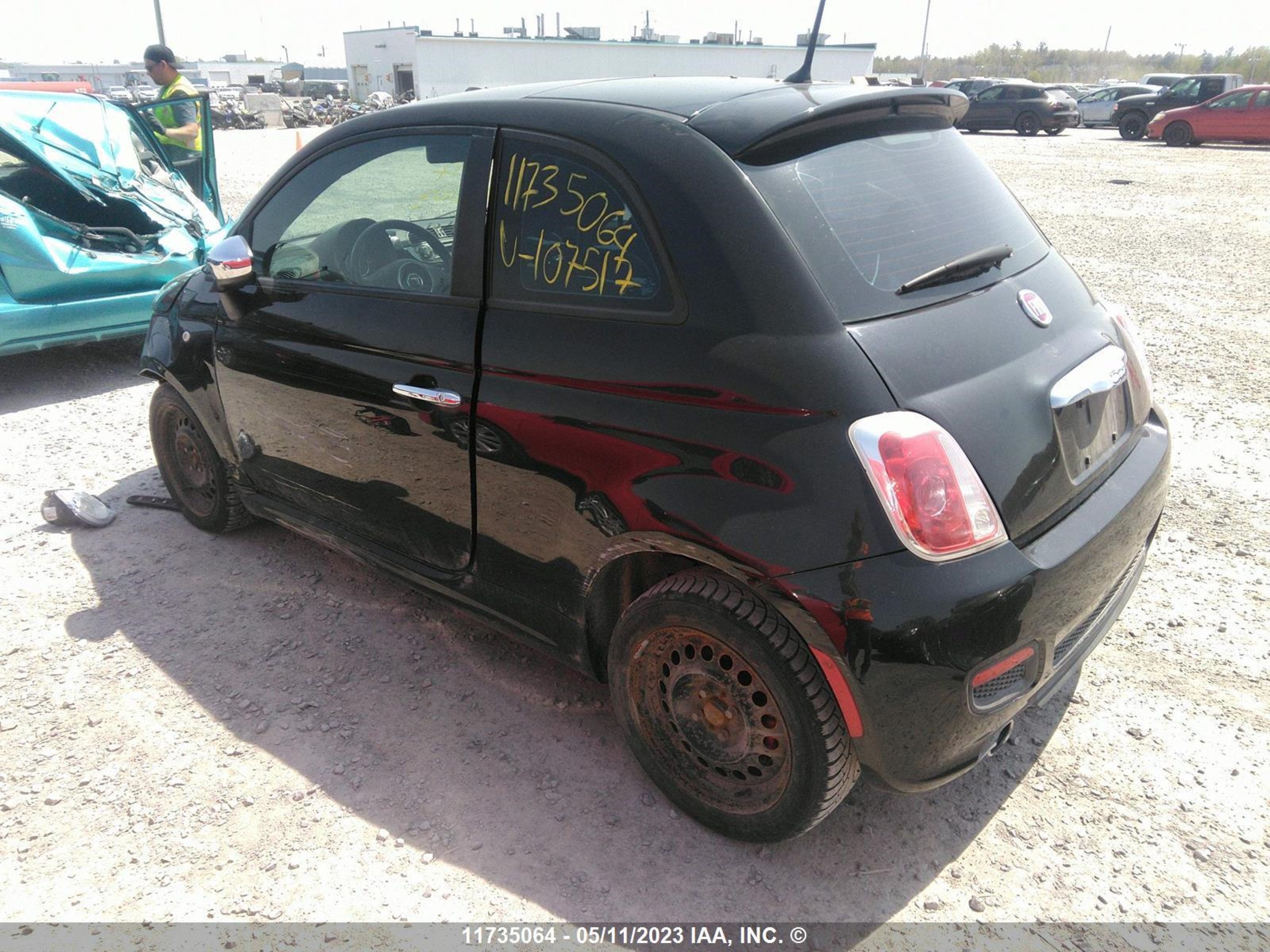 Photo 2 VIN: 3C3CFFBR3CT107517 - FIAT 500 