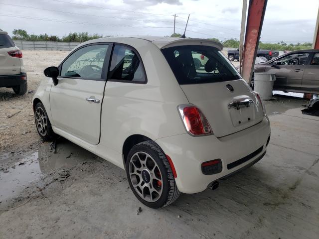 Photo 2 VIN: 3C3CFFBR3CT357579 - FIAT 500 SPORT 