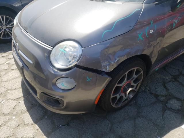 Photo 8 VIN: 3C3CFFBR3CT381350 - FIAT 500 SPORT 