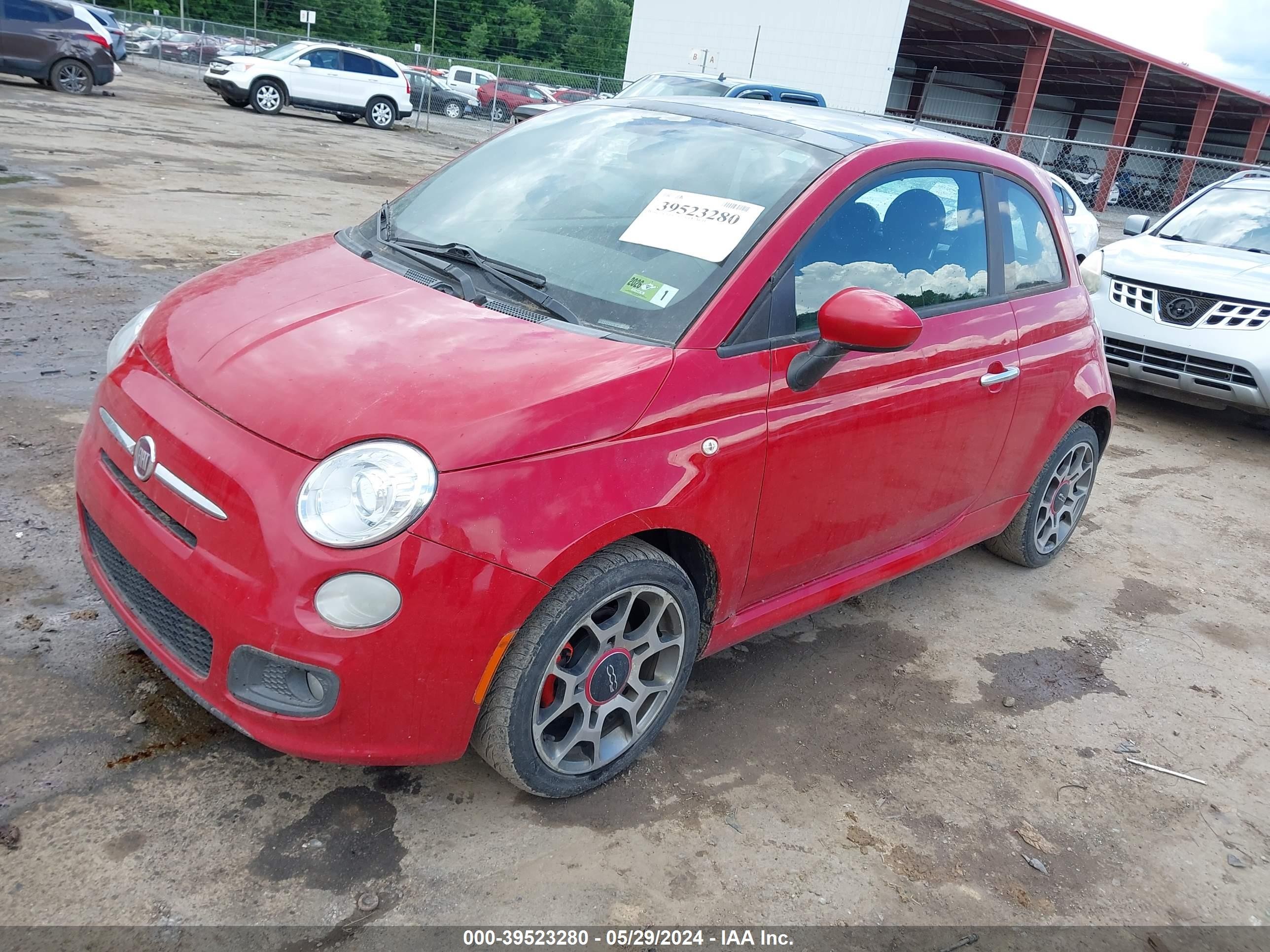 Photo 1 VIN: 3C3CFFBR4CT102407 - FIAT 500 