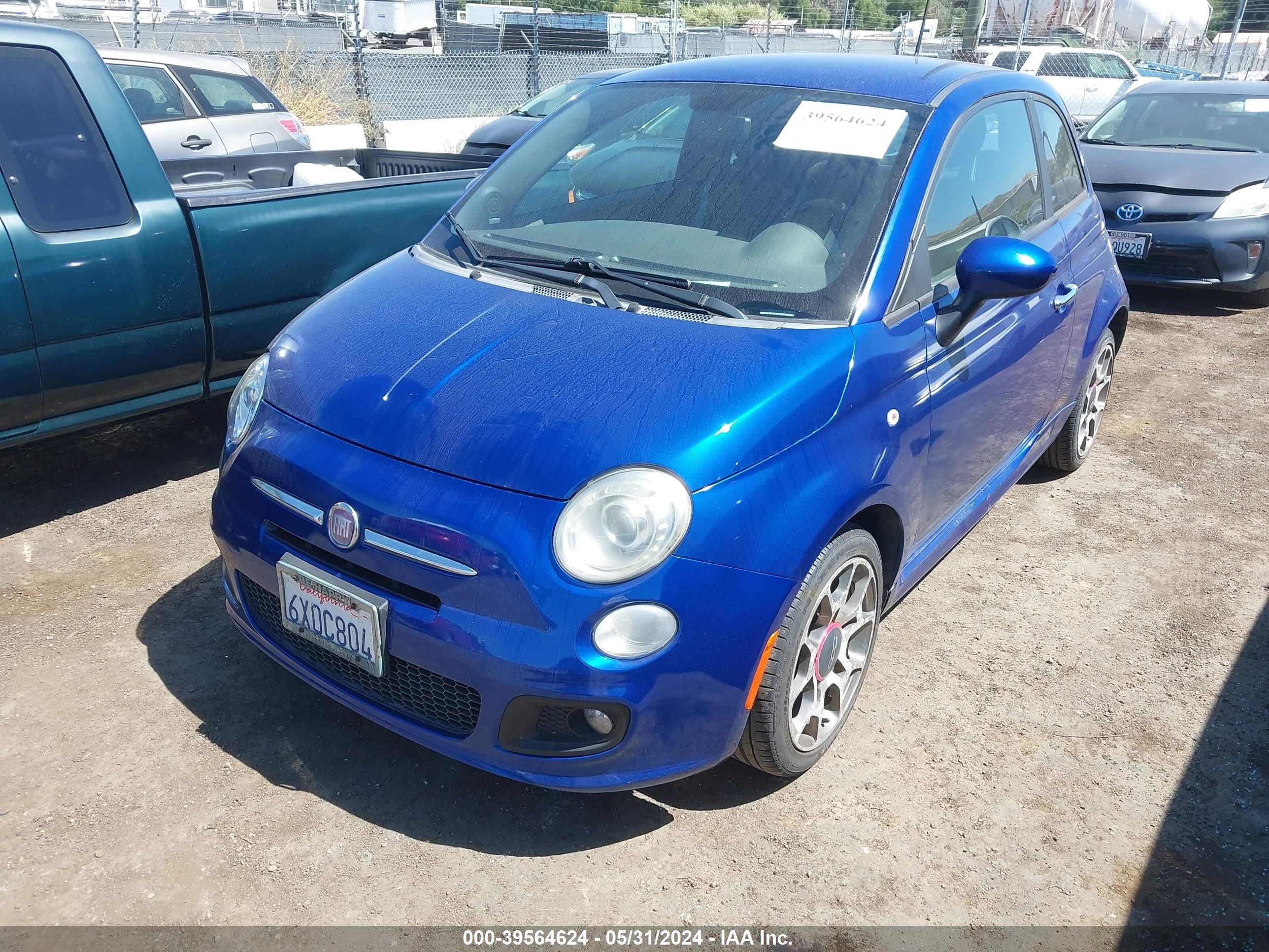 Photo 1 VIN: 3C3CFFBR4CT211496 - FIAT 500 