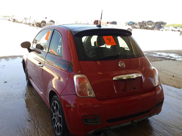 Photo 2 VIN: 3C3CFFBR4CT500281 - FIAT 500 SPORT 