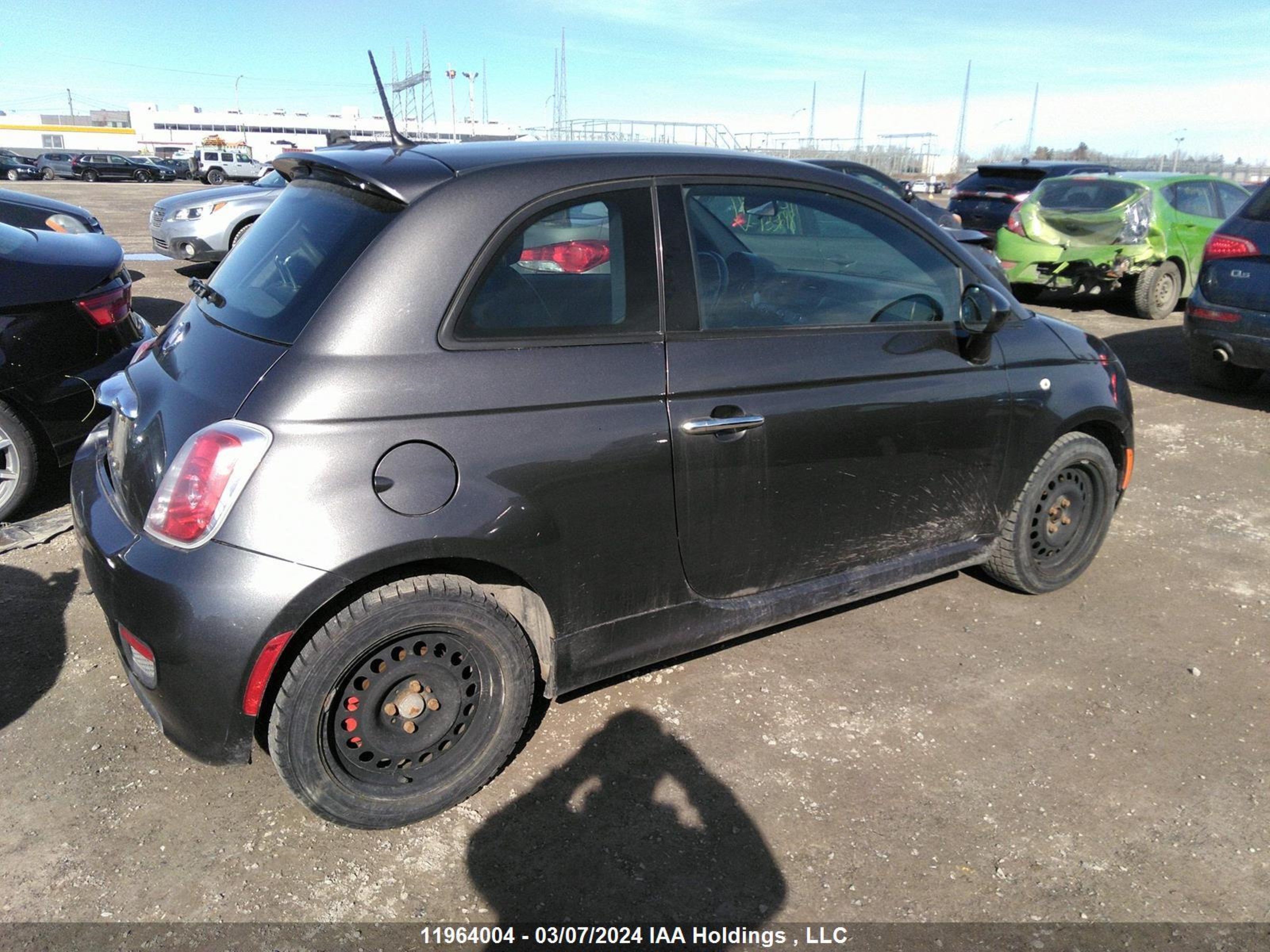 Photo 3 VIN: 3C3CFFBR4FT590276 - FIAT 500 