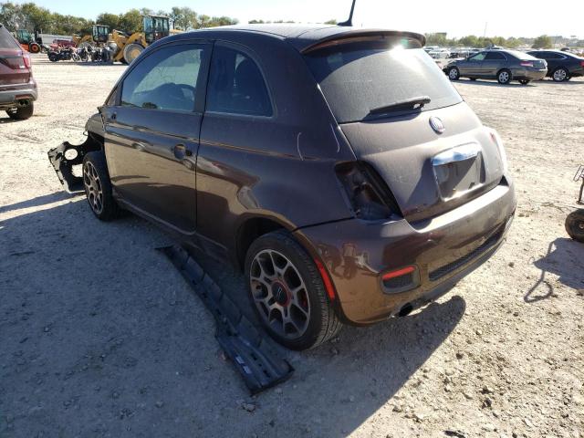 Photo 2 VIN: 3C3CFFBR5DT544825 - FIAT 500 SPORT 