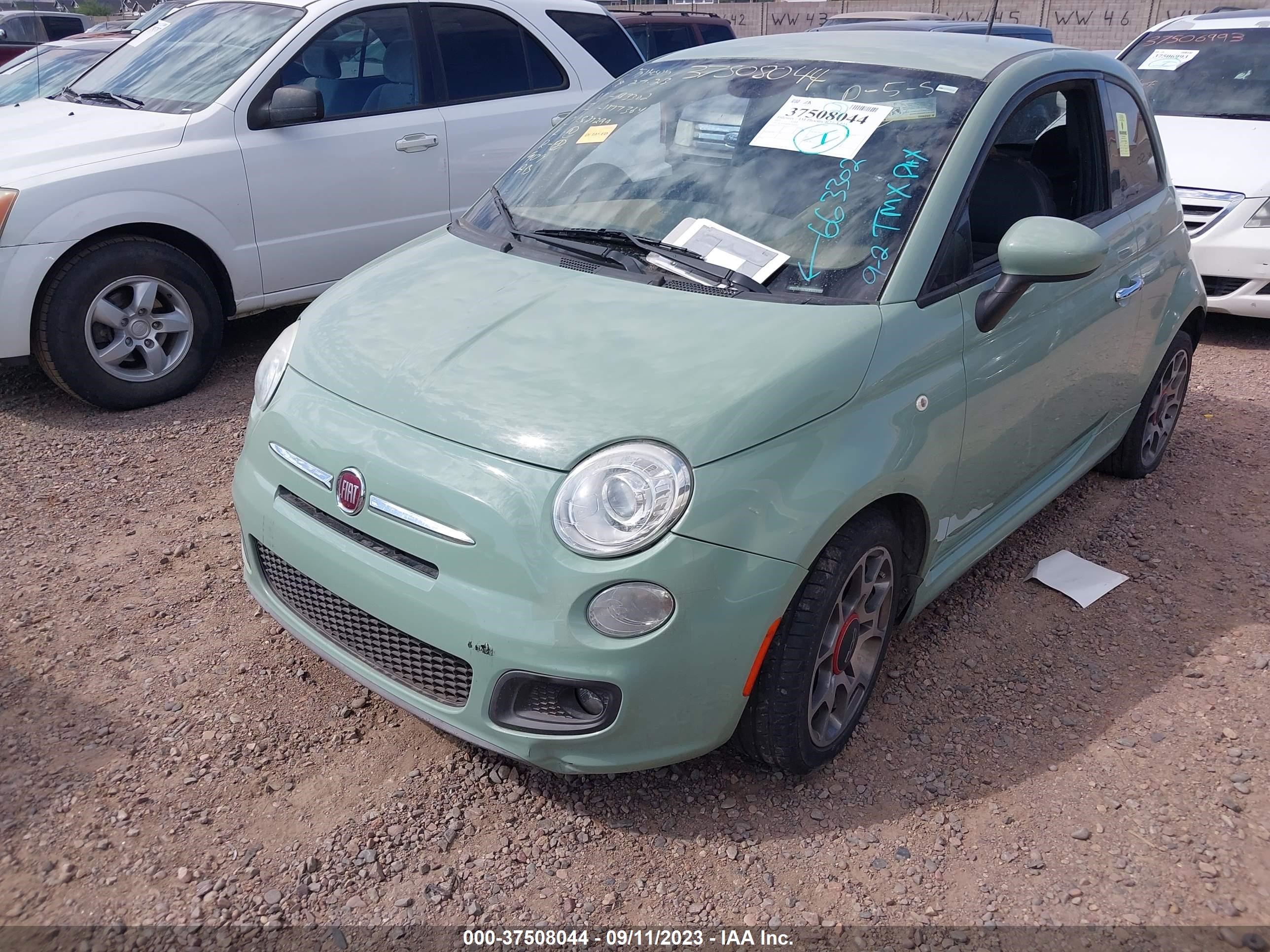 Photo 1 VIN: 3C3CFFBR5FT663302 - FIAT 500 